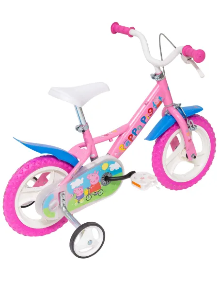 Rower Dziewczęcy Peppa Pig Świnka Peppa Koła 12" Kółka boczne Błotniki