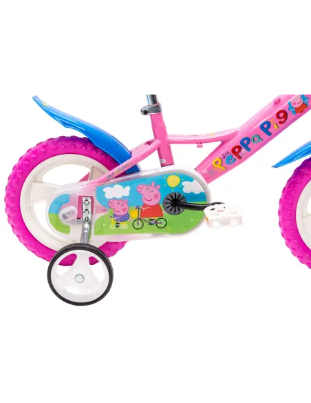 Rower Dziewczęcy Peppa Pig Świnka Peppa Koła 12" Kółka boczne Błotniki