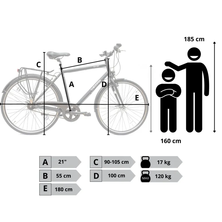 Rower Męski Miejski 28" SHIMANO Nexus 7 Bagażnik Błotniki Światła Lekki