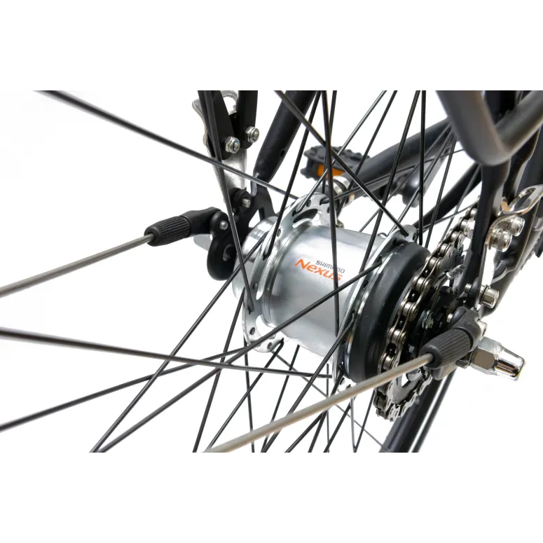 Rower Męski Miejski 28" SHIMANO Nexus 7 Bagażnik Błotniki Światła Lekki