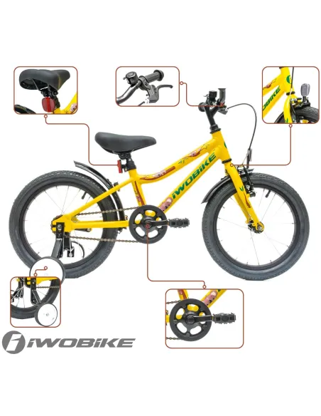 Rower Dziecięcy IWOBIKE Koala Koła 16"