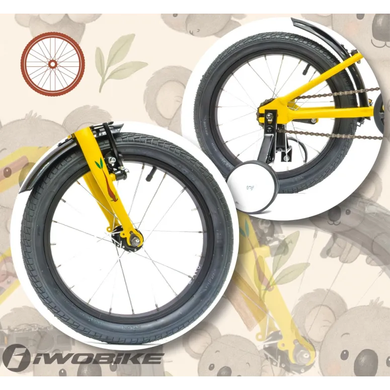 Rower Dziecięcy IWOBIKE Koala Koła 16"