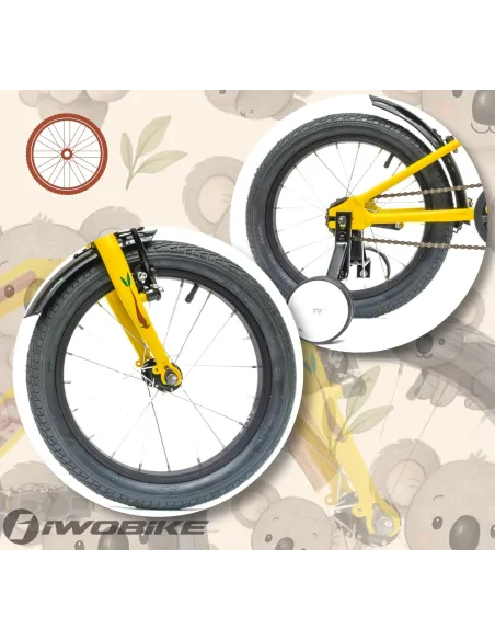 Rower Dziecięcy IWOBIKE Koala Koła 16"