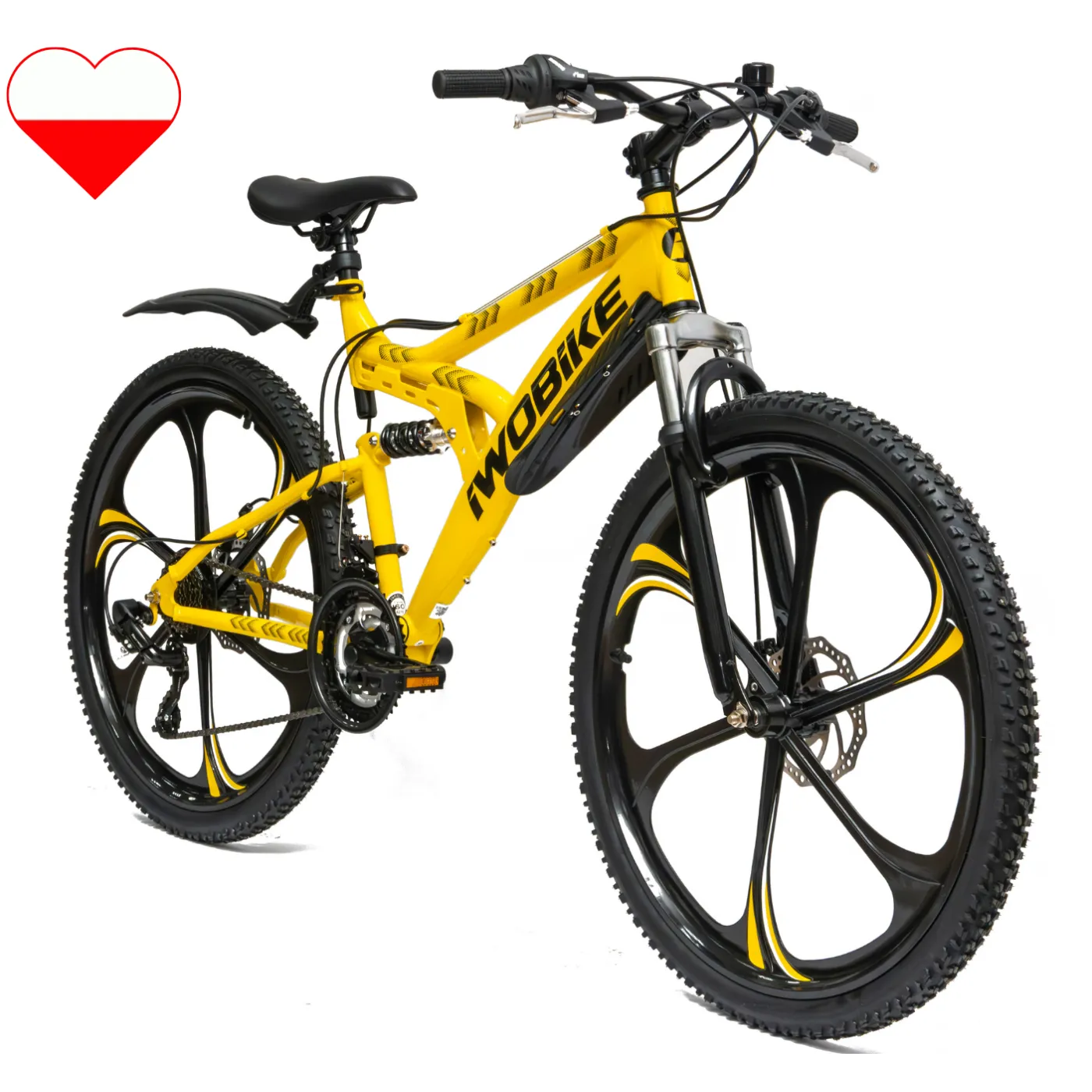 Rower Górski IWOBIKE Yellow Fang Koła 26