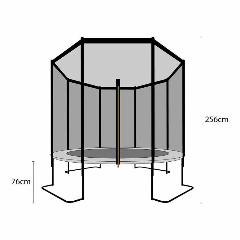 Trampolina Ultrasport Jumper Solidna 305cm 160kg - 3