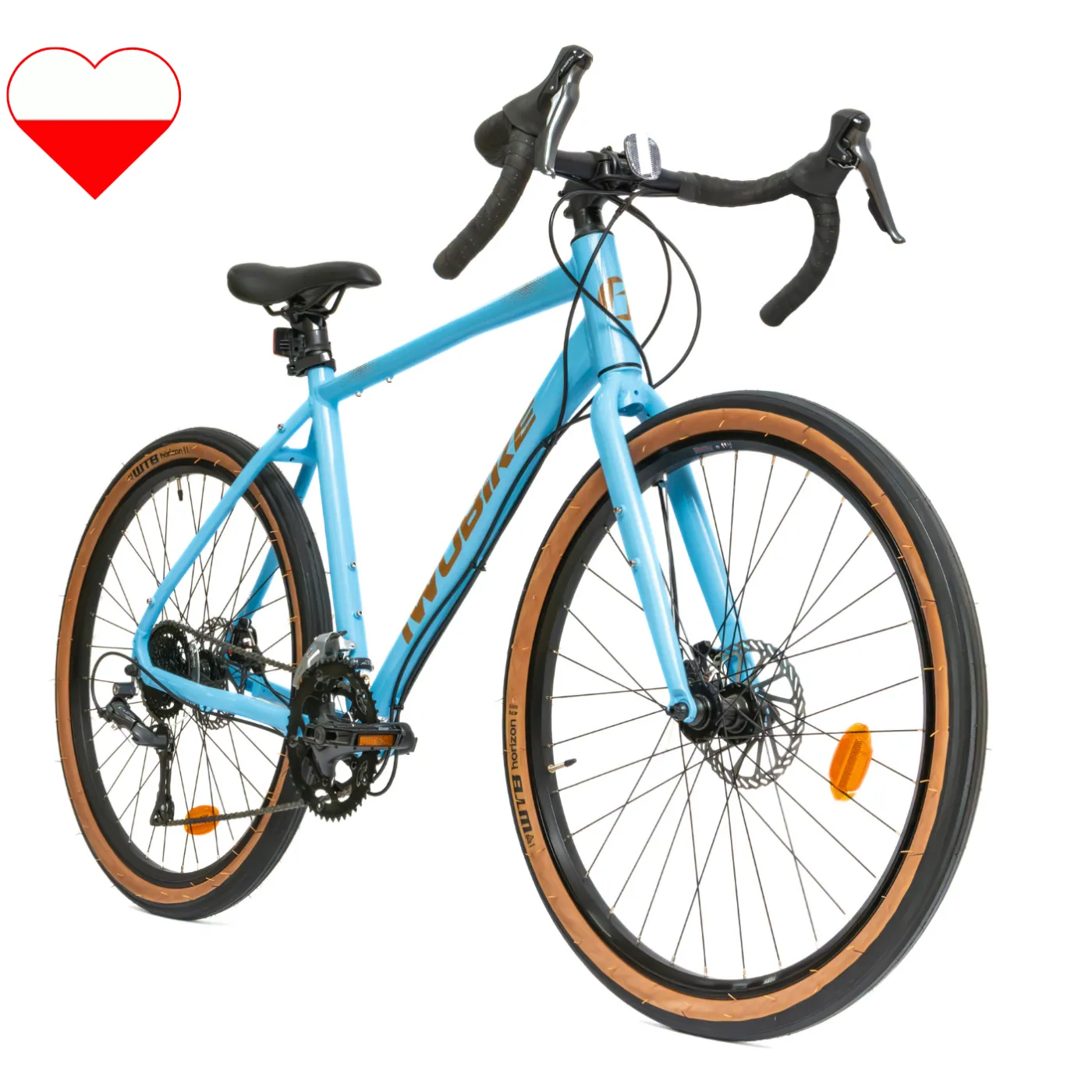 Rower Gravel IWOBIKE Blue Mirage Koła 27,5"