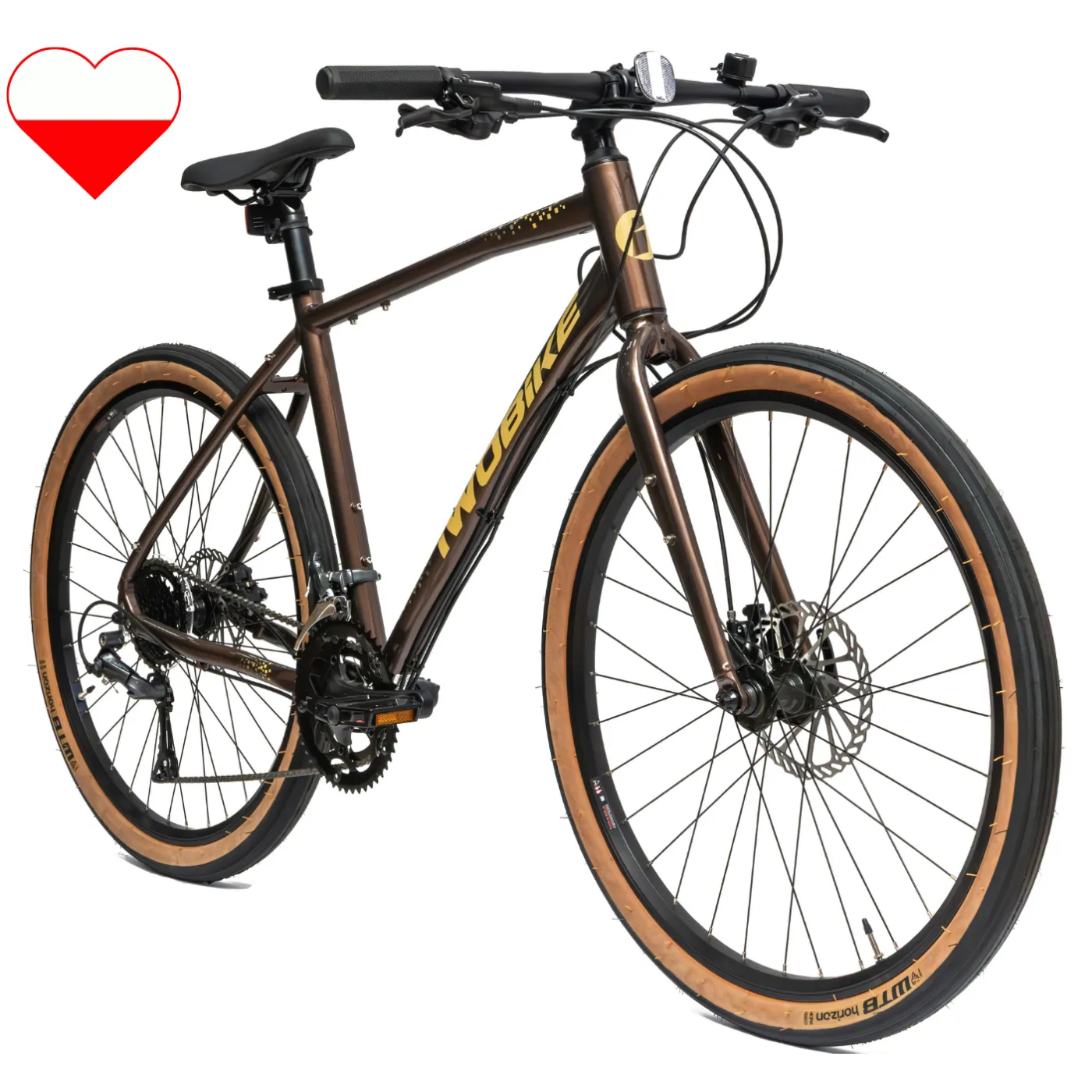 Rower Gravel IWOBIKE Mocha Pixel Koła 27,5"