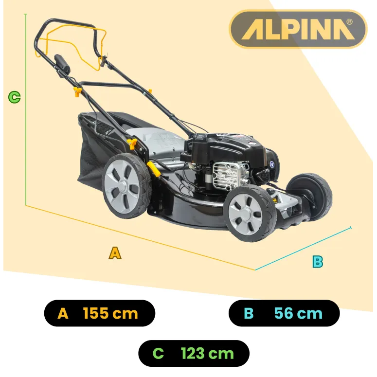 Kosiarka Spalinowa z Napędem Alpina Stiga 46 cm Silnik Briggs & Stratton
