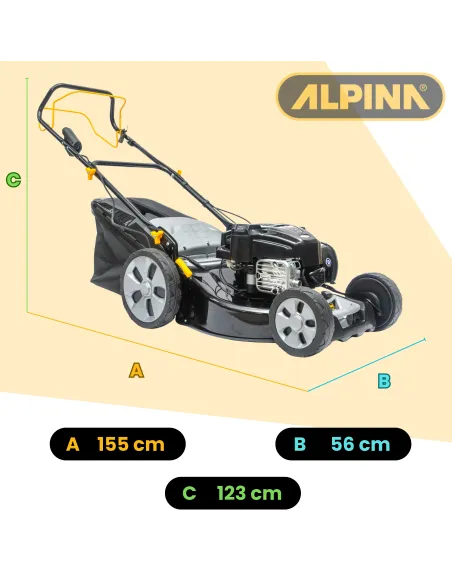 Kosiarka Spalinowa z Napędem Alpina Stiga 46 cm Silnik Briggs & Stratton