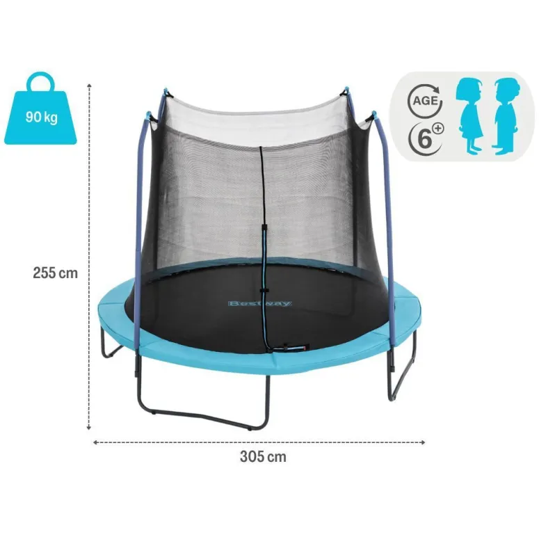 Trampolina Ogrodowa Bestway Xtreme Air 59103 305 x 255 cm z Siatką