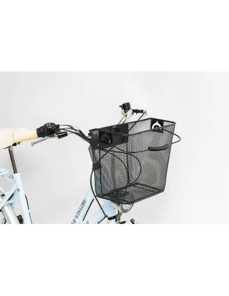 Rower Damski Miejski Koła 28" SHIMANO Koszyk Oświetlenie Bagażnik Stopka