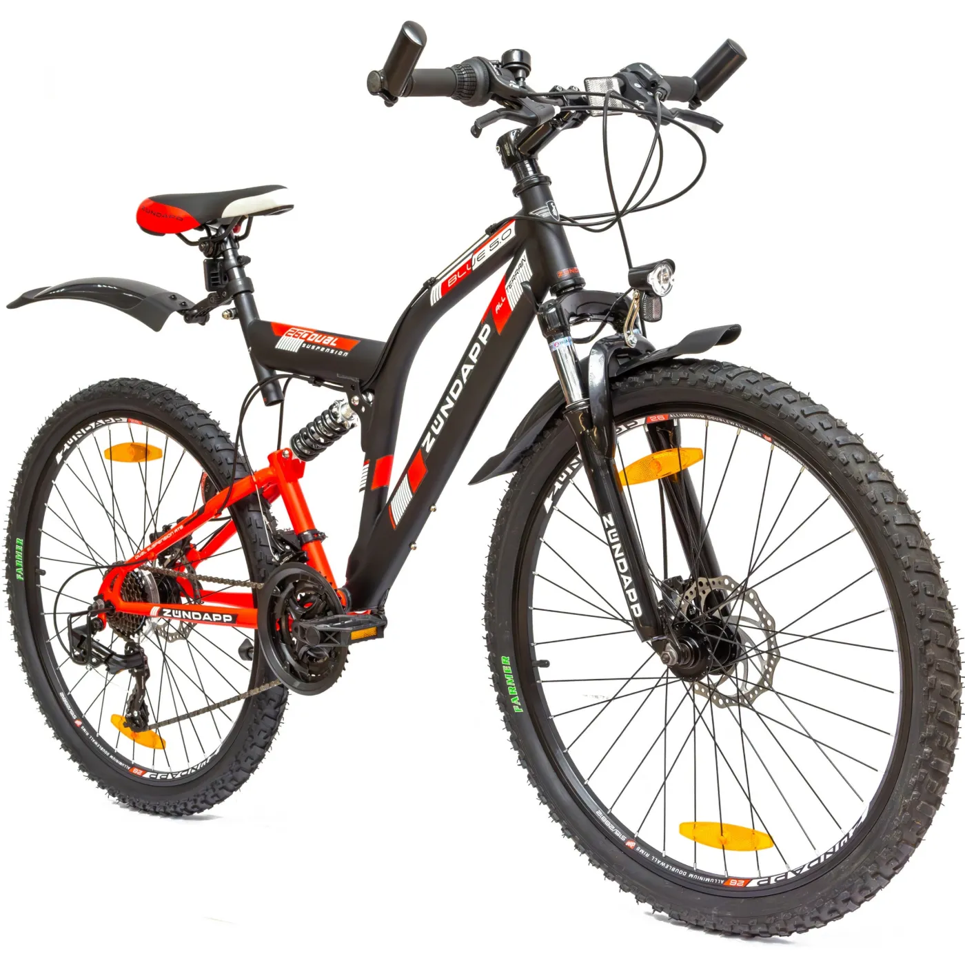 Rower Męski Górski 26 MTB Damski Tarcze Amortyzacja Młodzieżowy Oświetlenie