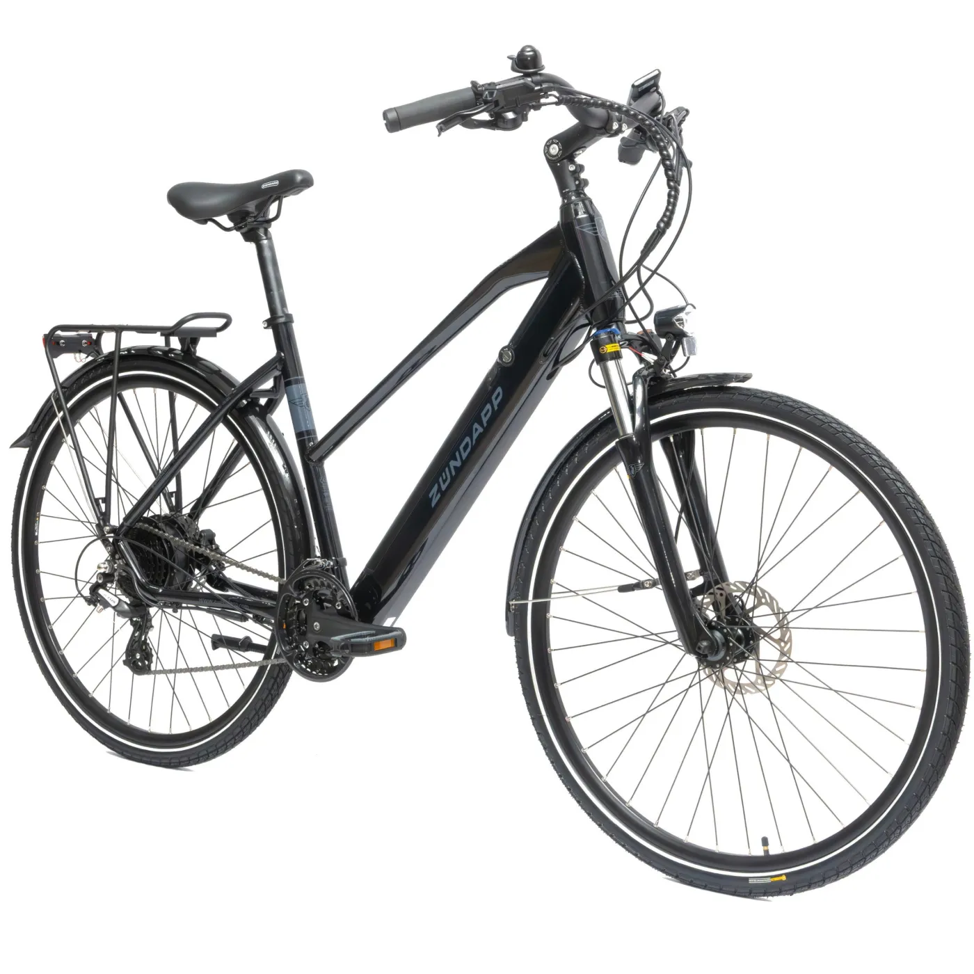 Rower Elektryczny Damski Męski Trekkingowy 28 250W Shimano Hydraulika ALU