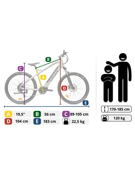 Rower Elektryczny MTB Tretwerk Commander, Koła 27,5"