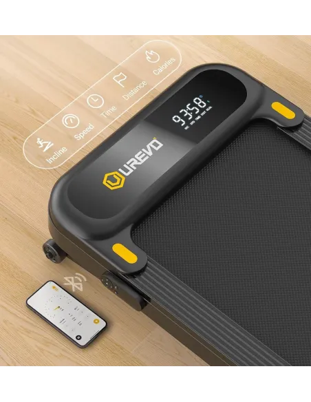 Bieżnia Składana UREVO z Automatycznym Nachyleniem