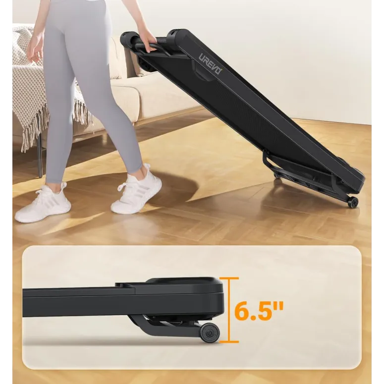 Bieżnia Składana UREVO z Automatycznym Nachyleniem