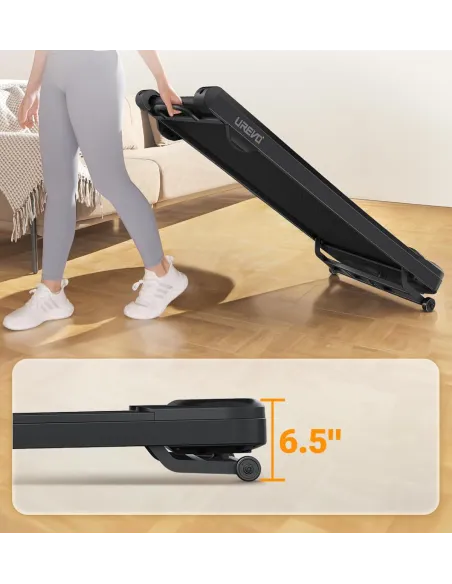 Bieżnia Składana UREVO z Automatycznym Nachyleniem