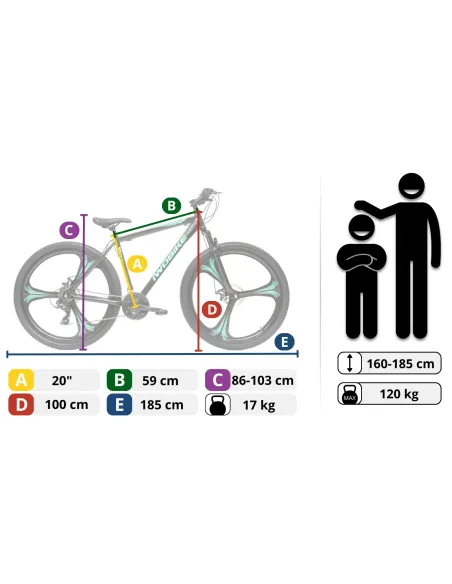 Rower Górski IwoBike MintRider Koła 29"