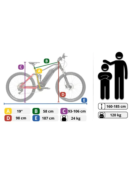 Rower Elektryczny Górski Propethe Graveler e9000 Koła 27,5"