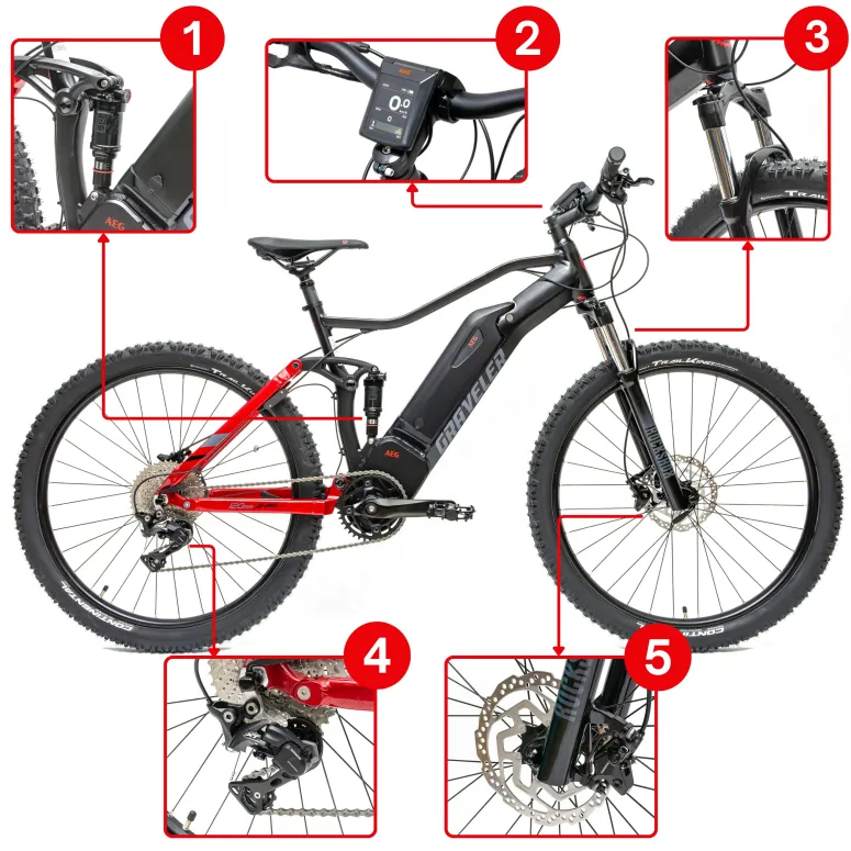 Rower Elektryczny Górski Propethe Graveler e9000 Koła 27,5"