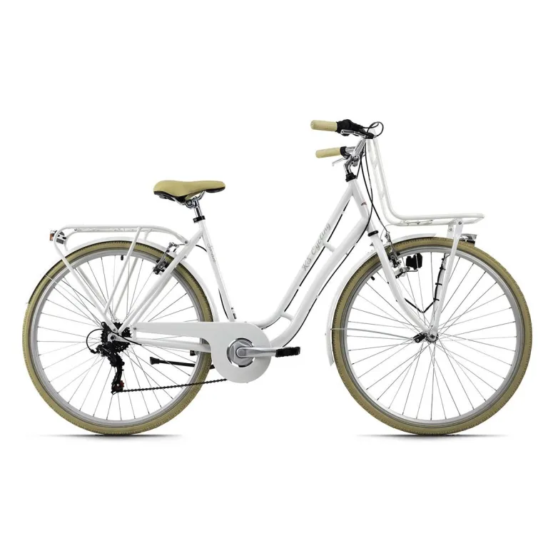 Rower Miejski Damski Retro 28 Bagażnik 6 Biegów - 1