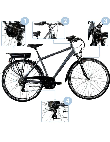 Rower Elektryczny Trekkingowy Zündapp Green 7.7 Koła 28"