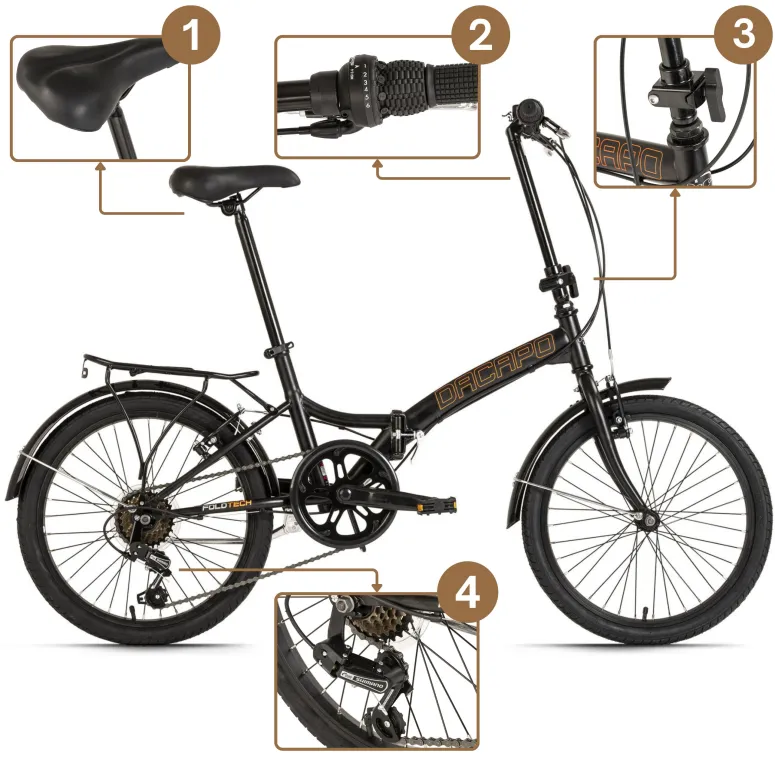 Rower Składany KS Cycling DaCapo Foldtech