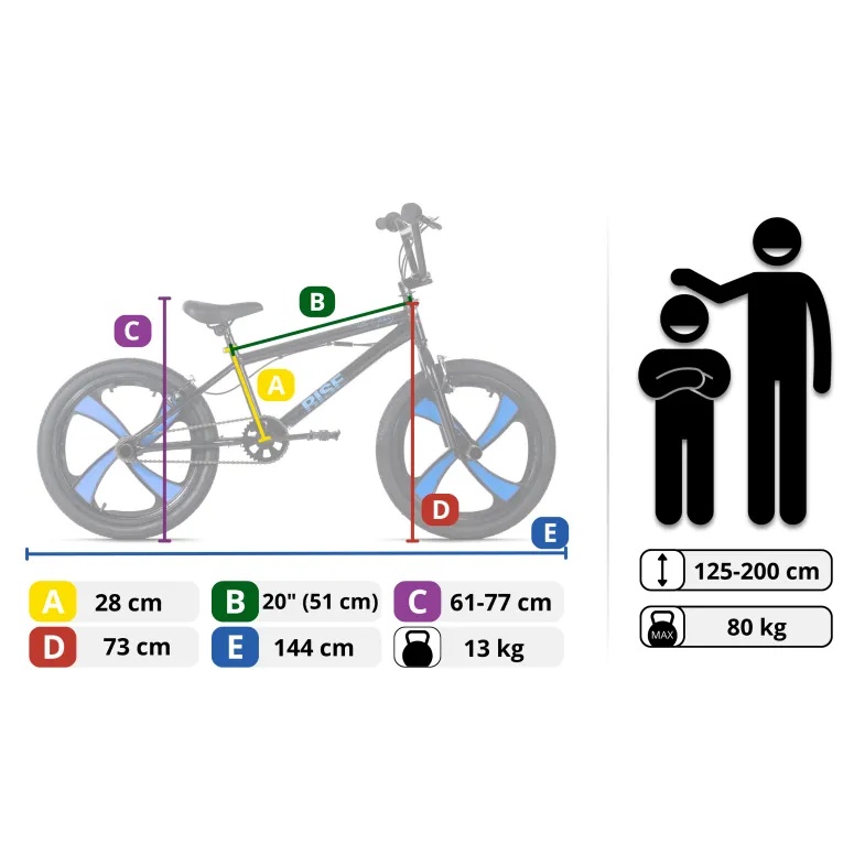 Rower BMX KS Cycling Rise Koła 20"