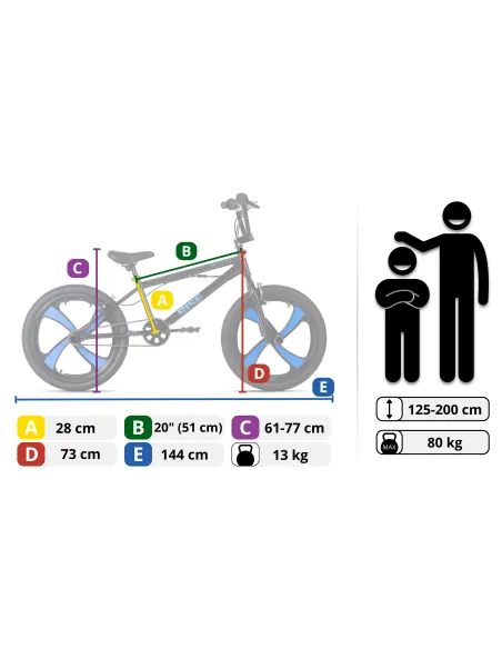 Rower BMX KS Cycling Rise Koła 20"
