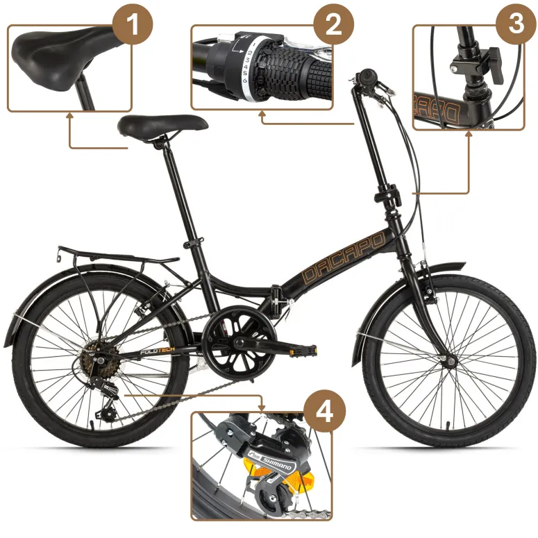 Rower Składany KS Cycling DaCapo Foldtech