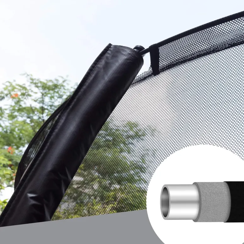 Trampolina Ultrasport Bez Sprężyn System Linowy Siatka Bezpieczeństwa 244cm