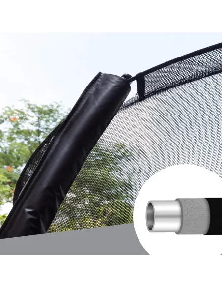Trampolina Ultrasport Bez Sprężyn System Linowy Siatka Bezpieczeństwa 244cm