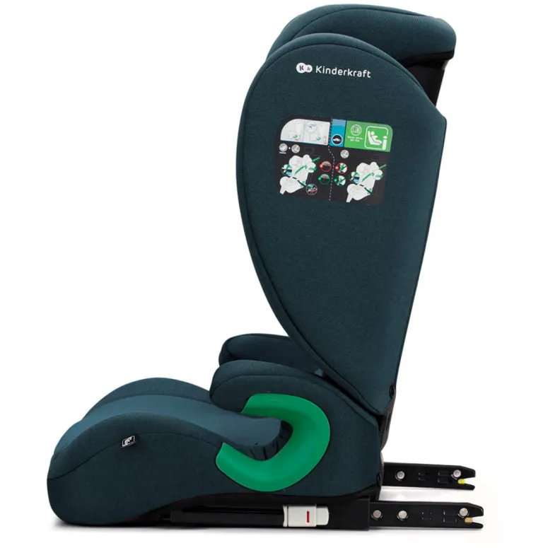 Fotelik samochodowy Kinderkraft Junior Fix2 I-SIZE 15-36 kg od 4 lat 2w1