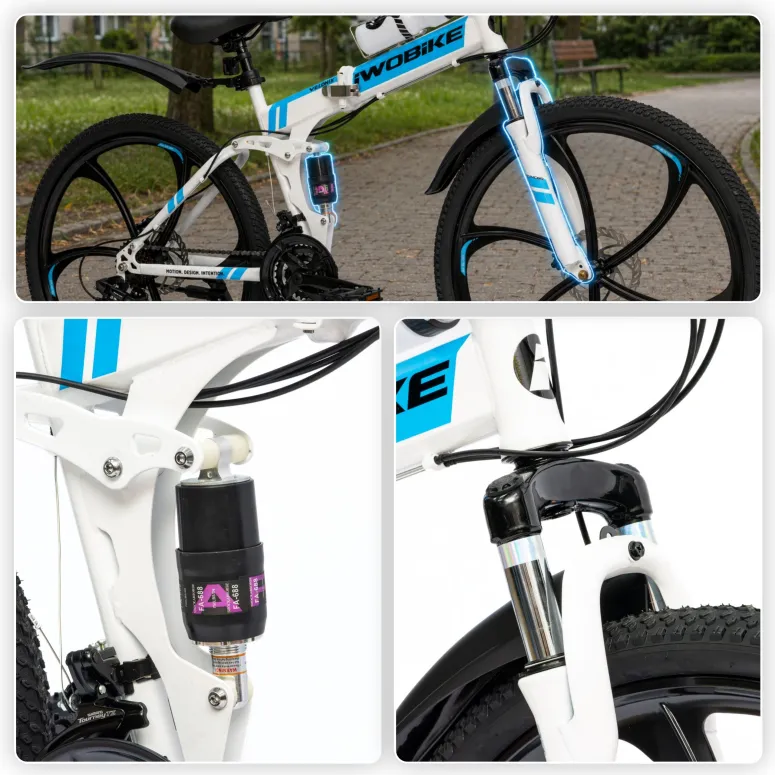 Rower Górski Składany IwoBike VeloniX, Koła 26" 