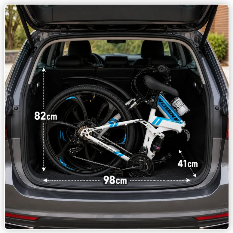 Rower Górski Składany IwoBike VeloniX, Koła 26" 