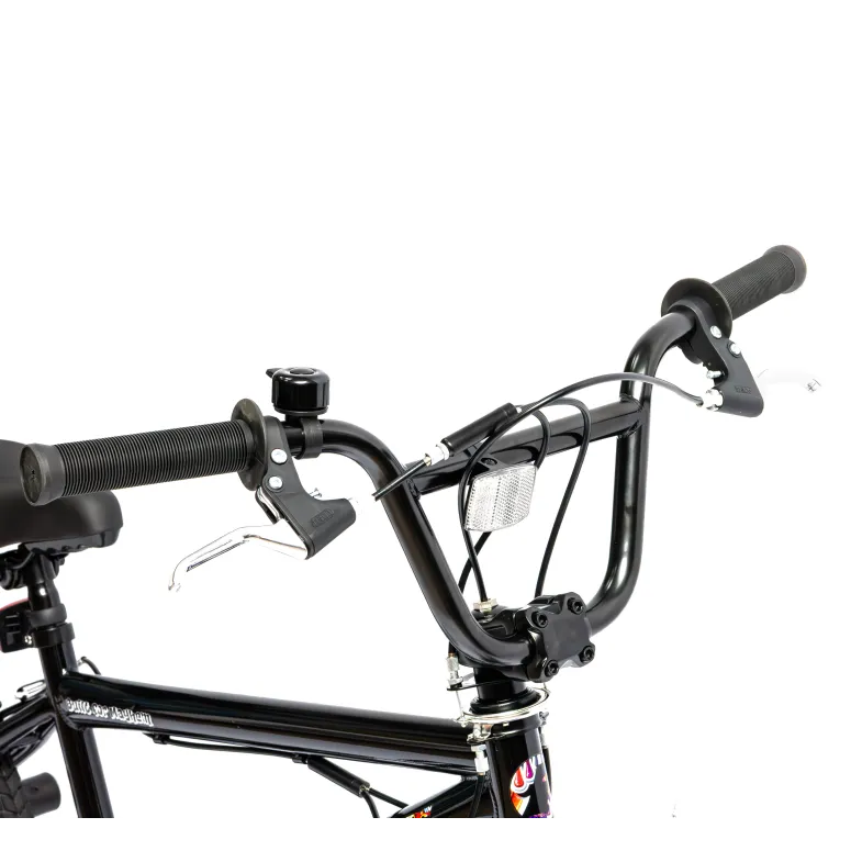 Rower BMX IwoBike Black ZigZag, 20”
