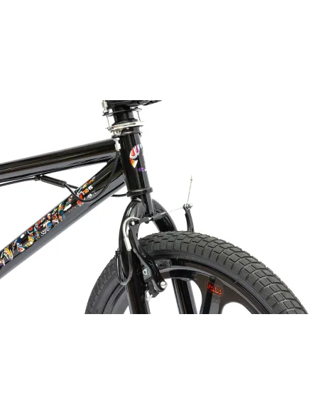 Rower BMX IwoBike Black ZigZag, 20”