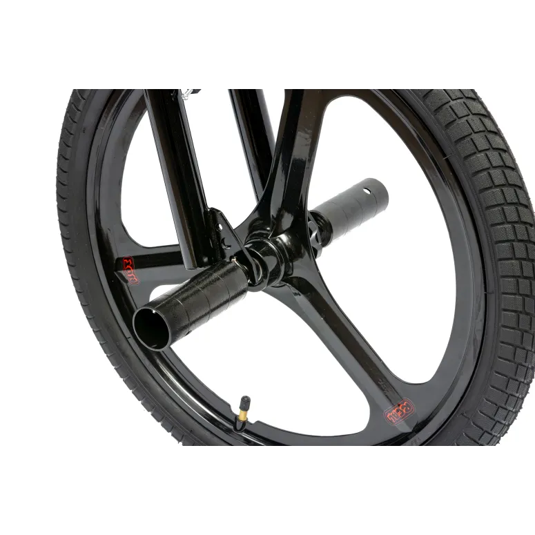 Rower BMX IwoBike Black ZigZag, 20”