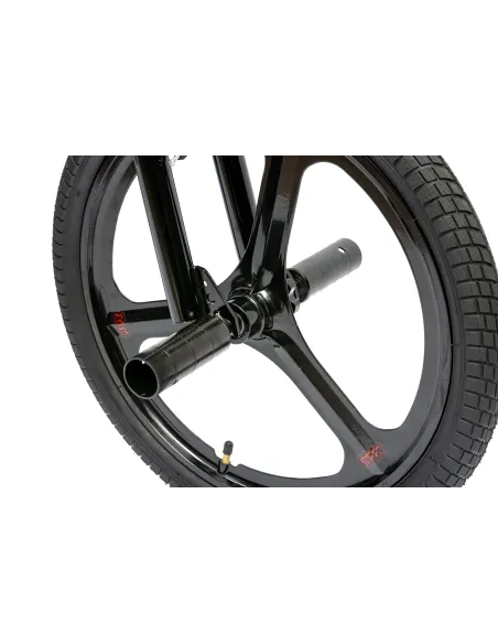 Rower BMX IwoBike Black ZigZag, 20”