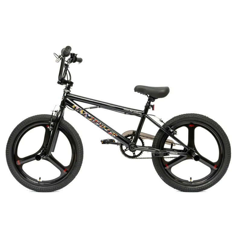 Rower BMX IwoBike Black ZigZag, 20”