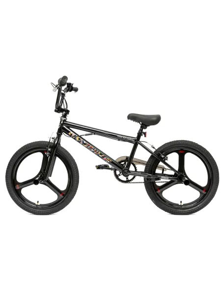 Rower BMX IwoBike Black ZigZag, 20”