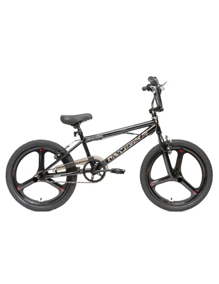 Rower BMX IwoBike Black ZigZag, 20”