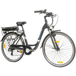 Elektryczny Rower Miejski 28 Alu Revo ALtus 7-biegów Wspomaganie Światła