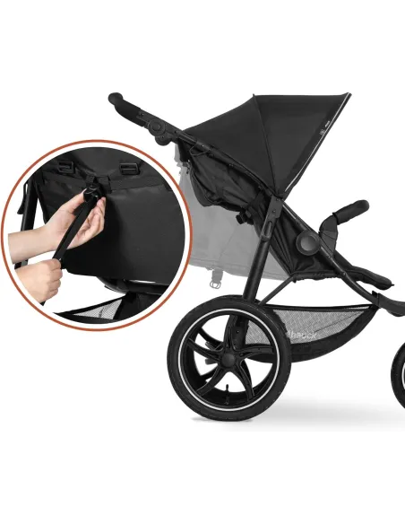Wózek Spacerowy Trójkołowy Składany Hauck Runner 2 REGULACJA