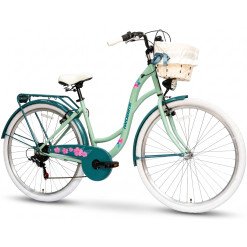 Rower Miejski Damski IwoBike Hibiscus 28”