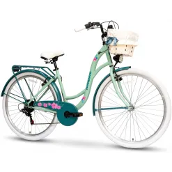 Rower Miejski Damski IwoBike Hibiscus 28”