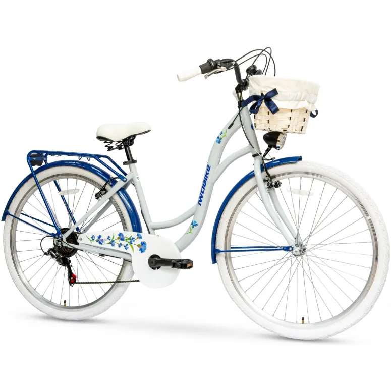 Rower Miejski Damski IwoBike Cornflowers 28”