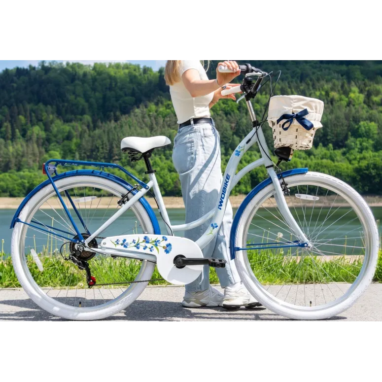 Rower Miejski Damski IwoBike Cornflowers 28”
