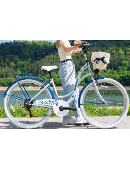 Rower Miejski Damski IwoBike Cornflowers 28”