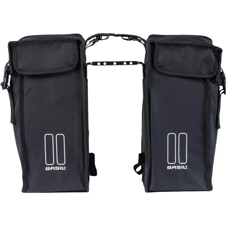 Sakwa Rowerowa Tylna Basil Mara XL Czarny na Bagażnik 35L lewa + prawa
